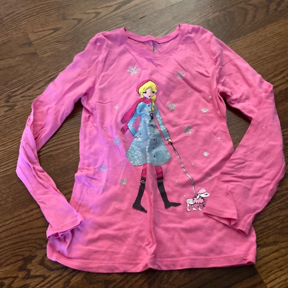 Girls basic long sleeve tee!